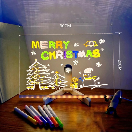 [800147] USB Erasable Acrylic LED Night Lamp